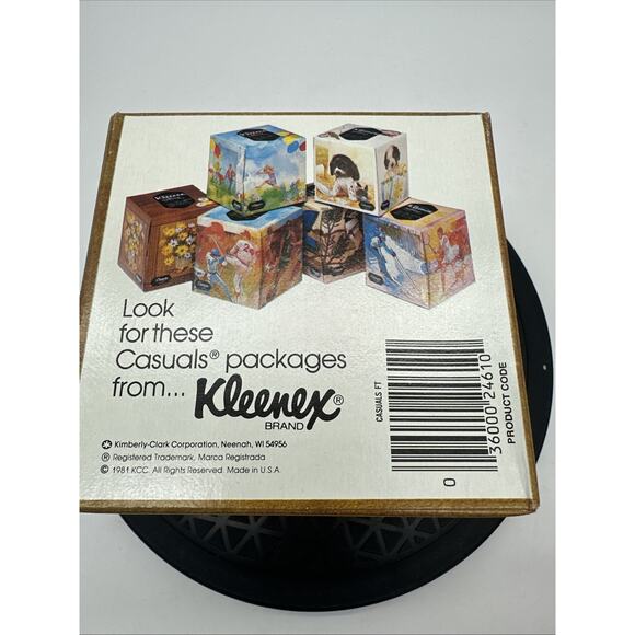 Vtg Kleenex Casuals Tissues Daisy Box Design Box 1981 - Picture 4 of 4